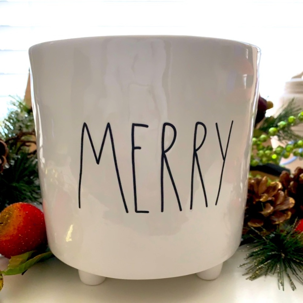 COPY - Rae Dunn Christmas Holiday Christmas Planter
